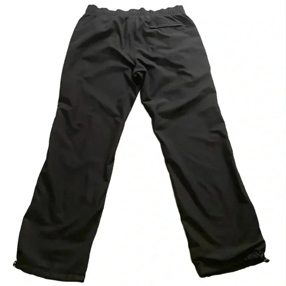 Speedo Men’s black practice joggers Mesh lining Toggle cinch ankle Size M - Picture 2 of 14